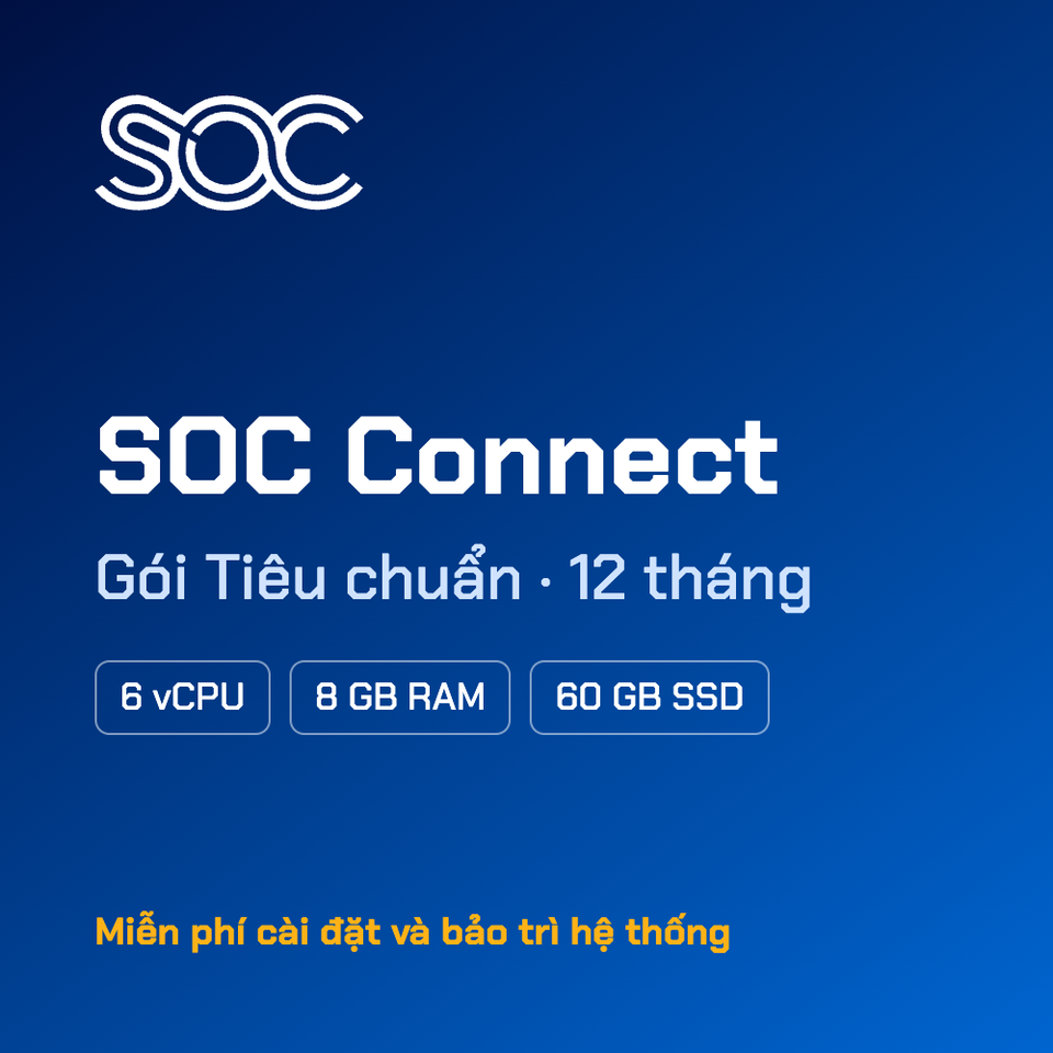 SOC Connect — Gói Tiêu chuẩn — 12 tháng