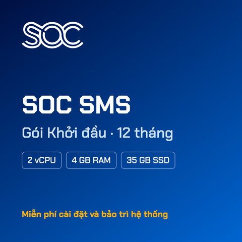 SOC SMS — Gói Khởi đầu — 12 tháng