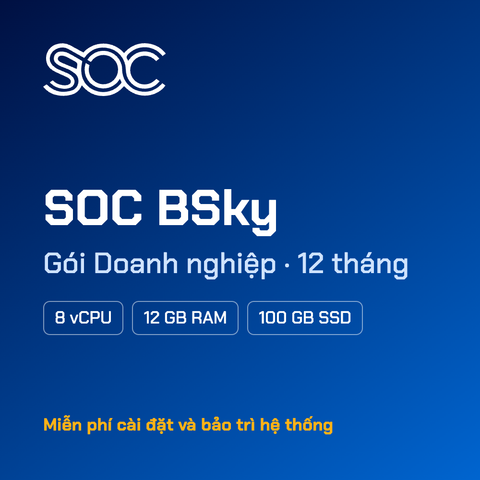 SOC BSky — Gói Doanh nghiệp — 12 tháng