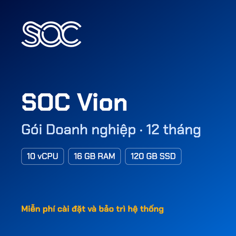 SOC Vion — Gói Doanh nghiệp — 12 tháng