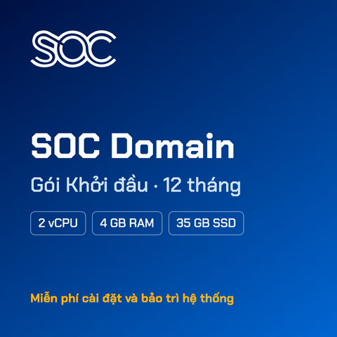 SOC Domain — Gói Khởi đầu — 12 tháng